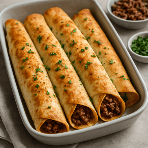 Oven wraps met gehakt