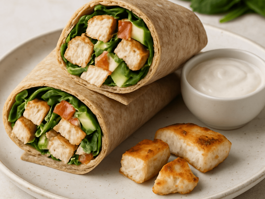 Proteïnerijke wrap met kip