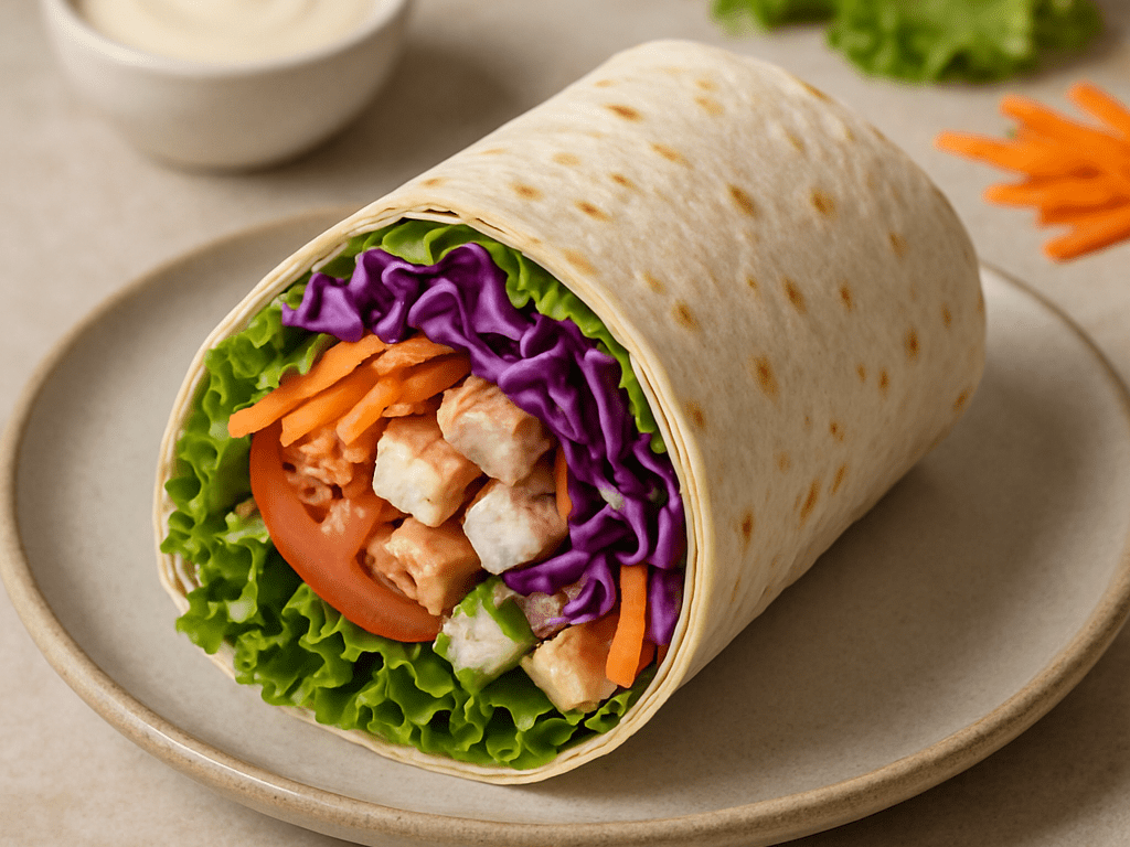 Wrap die lekker blijft zonder opwarmen