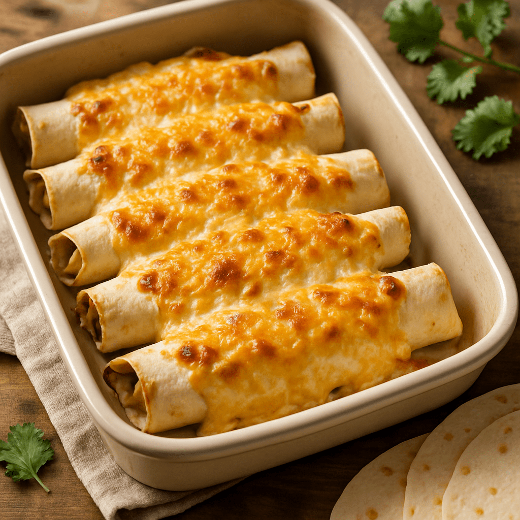 Wraps met kaas uit de oven