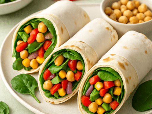 Wraps met vegetarische vulling