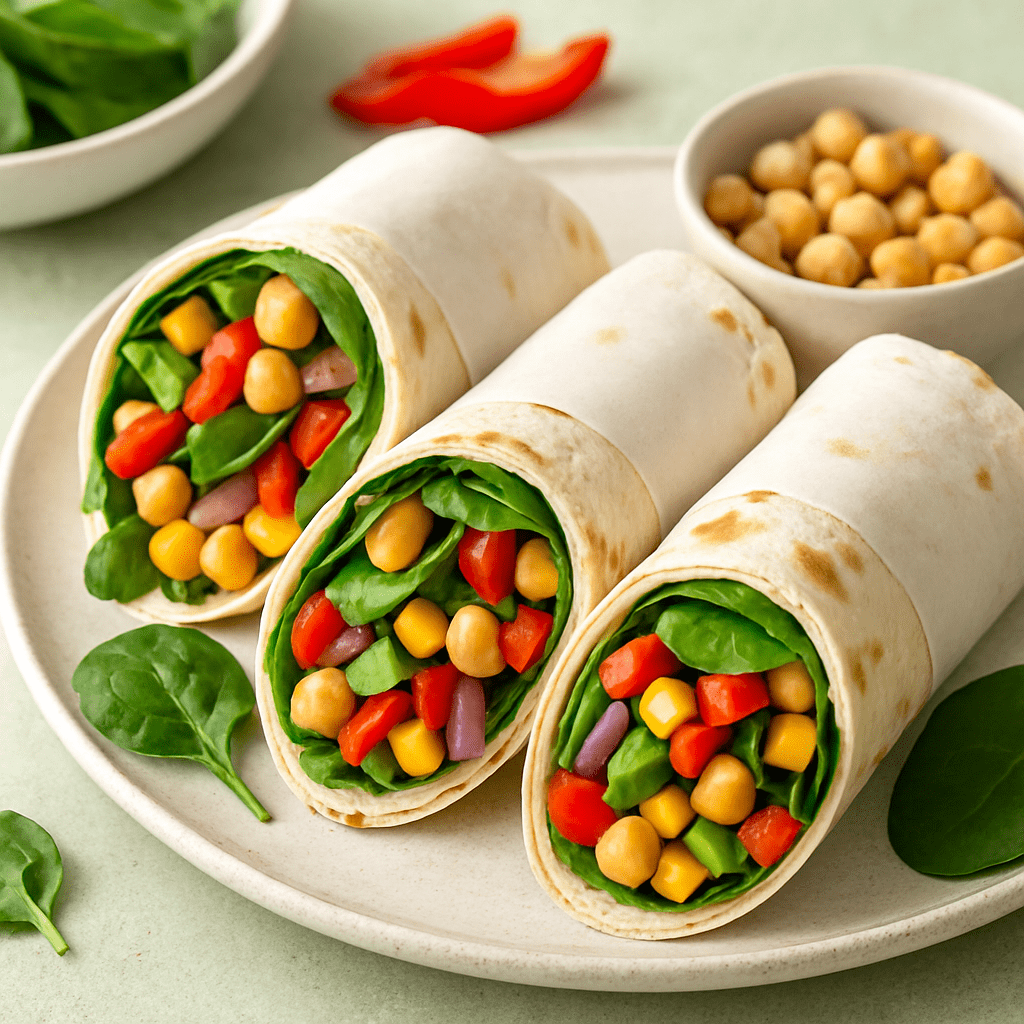 Wraps met vegetarische vulling